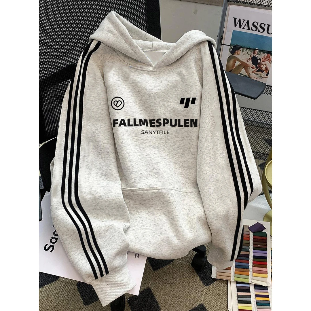 CKKOR街头时尚潮流连帽衫卫衣情侣款春秋季宽松厚款保暖外套男女