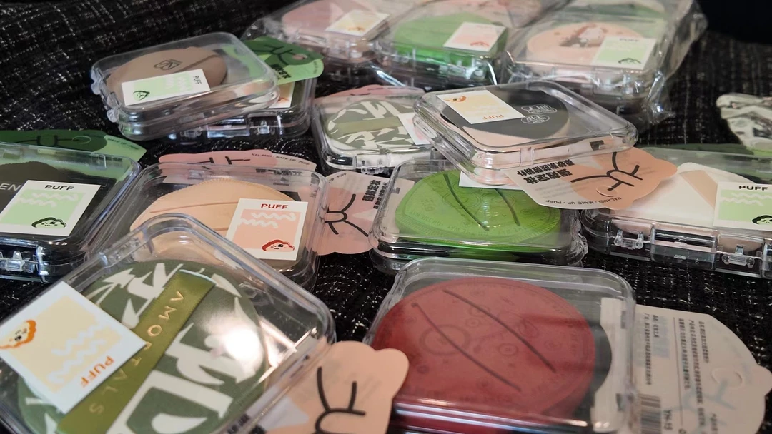 超软不吃粉底液专用双面干湿两用 粉扑➕刷子