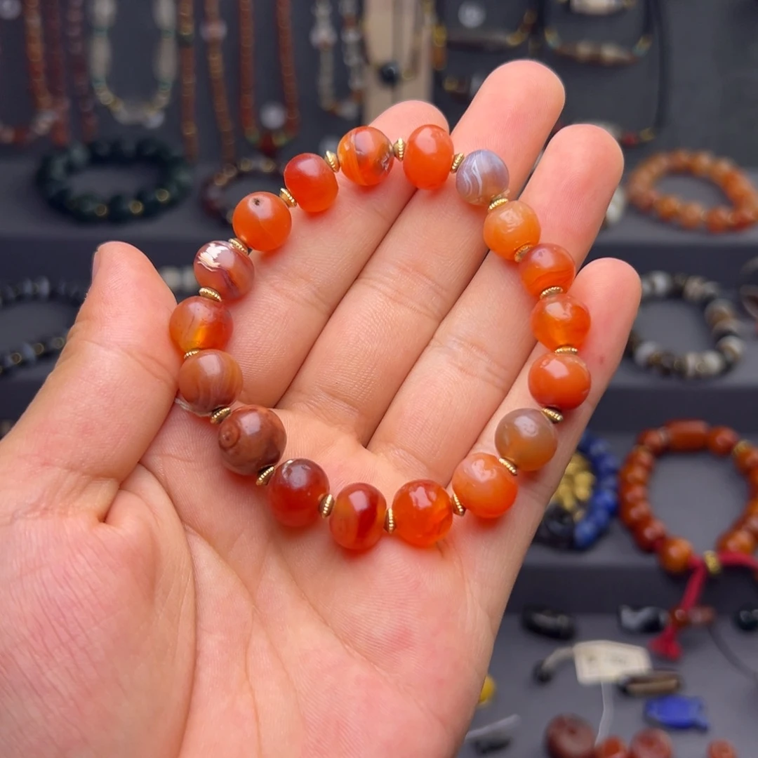 玛瑙/玉髓合金颈饰