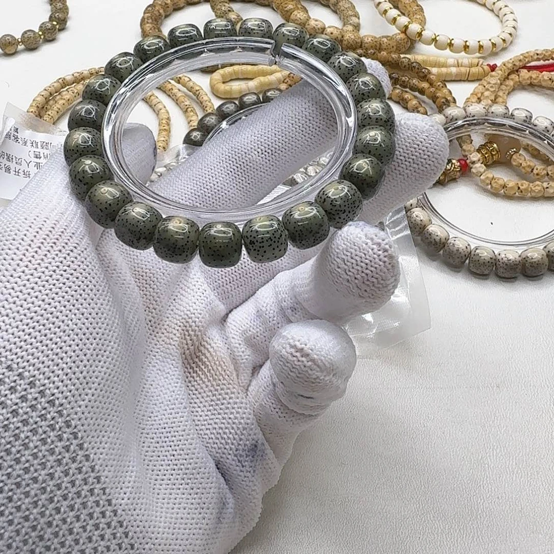 星月菩提吊坠20尊宠糯冰绿幽灵10单圈