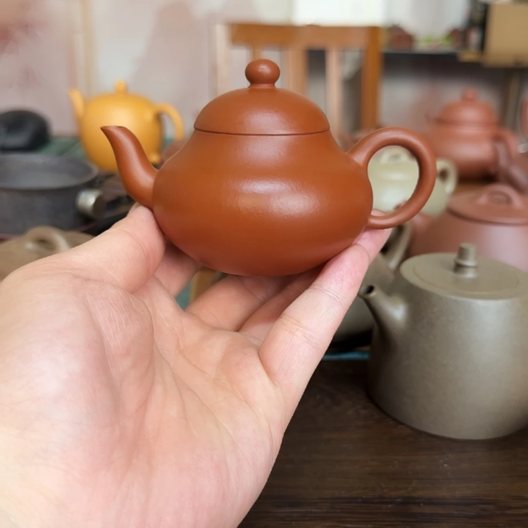 紫砂茶壶健健康康快快乐乐