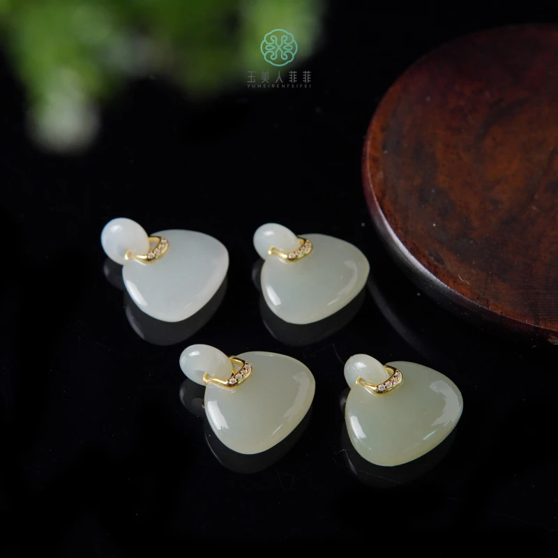 石惑珠宝^和田玉吊坠约18*19mm-多样性发一