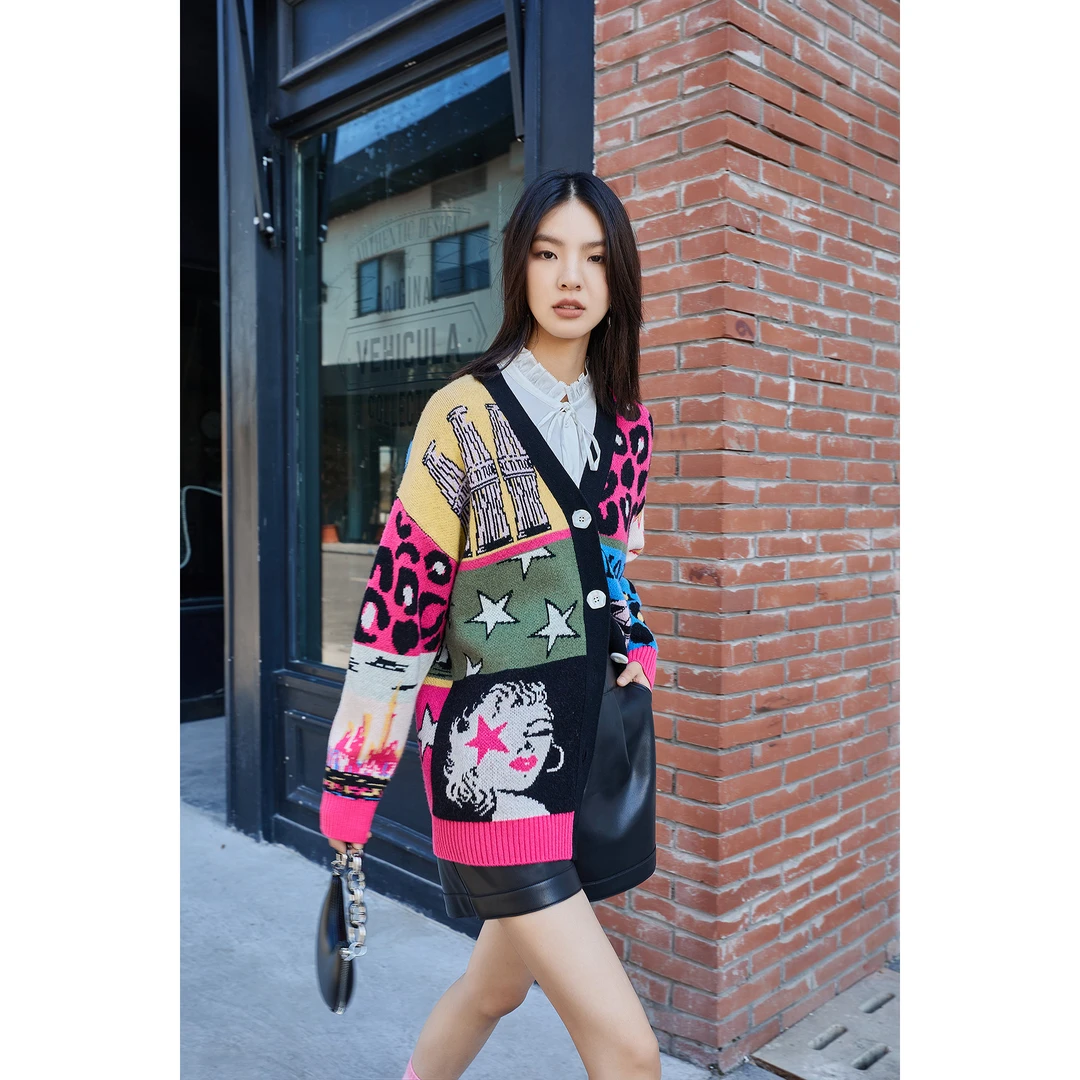 【商场同款】绵羊毛100% 针织毛衫8412260746