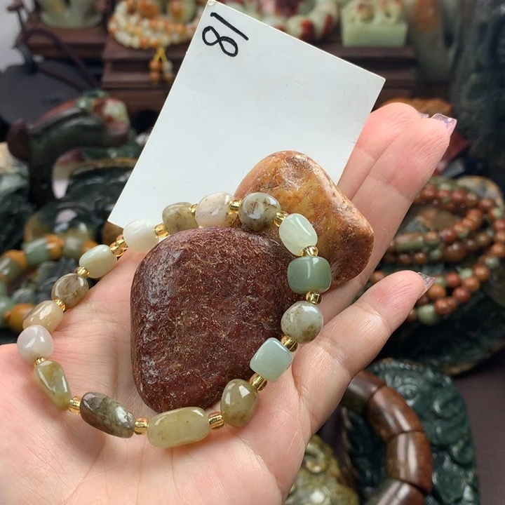 岫岩河磨玉（透闪石质玉）把件未镶嵌