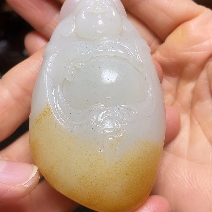 英***同和田玉未镶嵌挂件