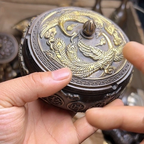 铜制工艺摆件把玩