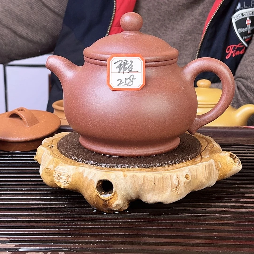 紫砂茶壶宜兴紫砂底槽青380c c