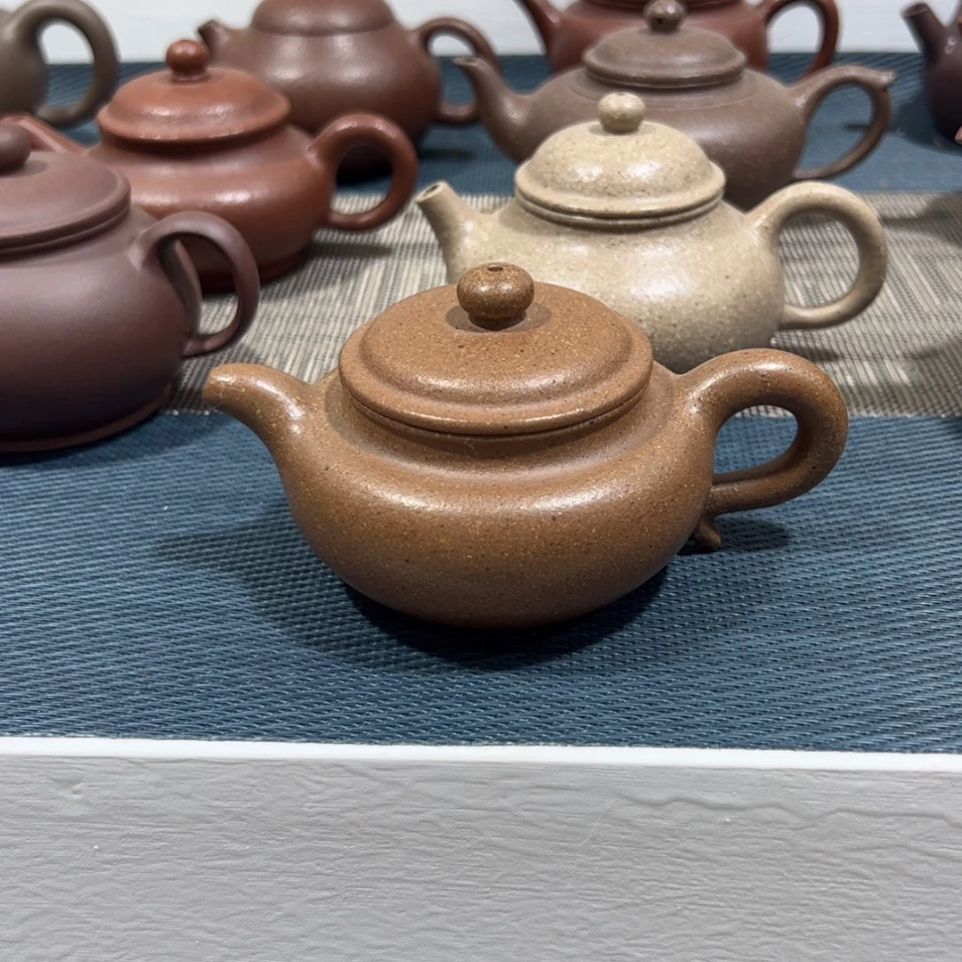 紫砂茶壶健健康康平平安安