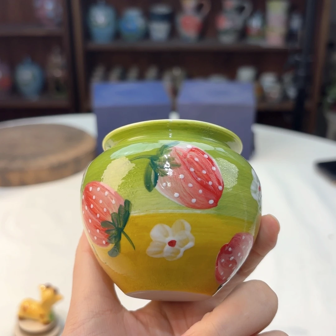 景德镇手绘高温釉下彩陶瓷茶具