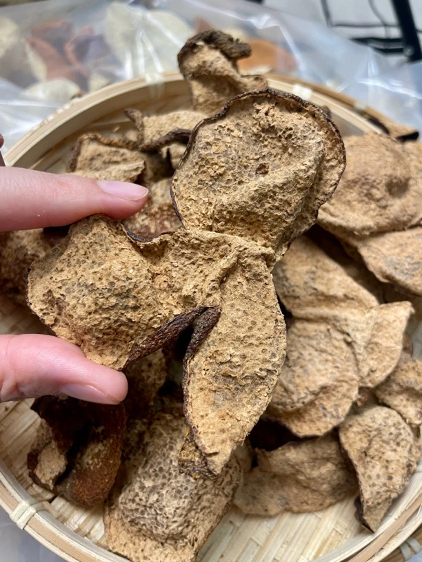 2001年正宗新会陈皮东甲圈枝大红老陈皮