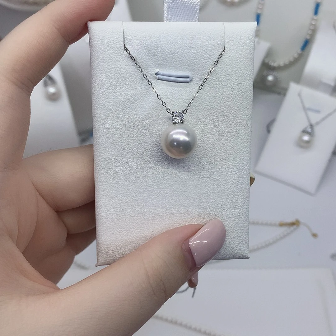 银S925镶嵌颈饰淡水珍珠