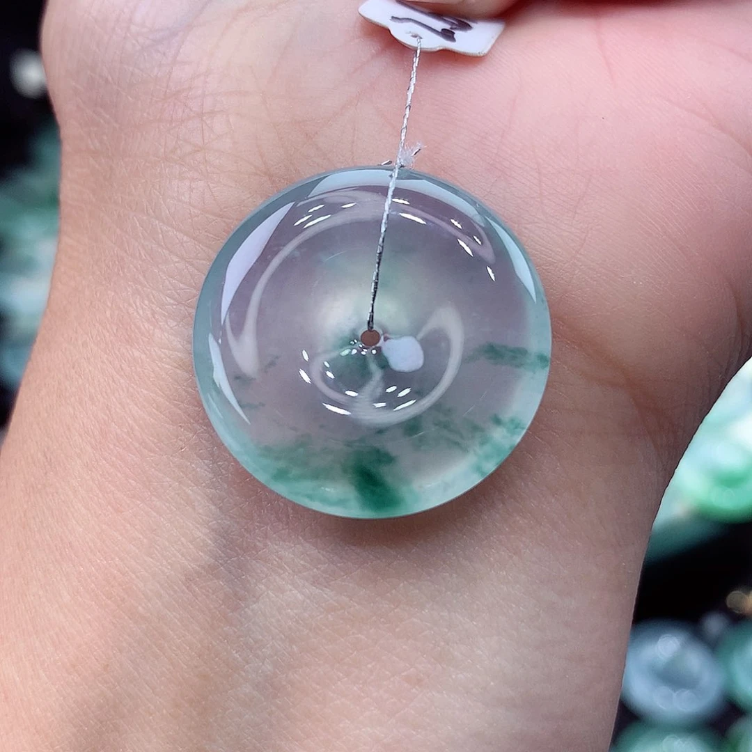 颈饰未镶嵌翡翠编号73尺寸24.7-5.8