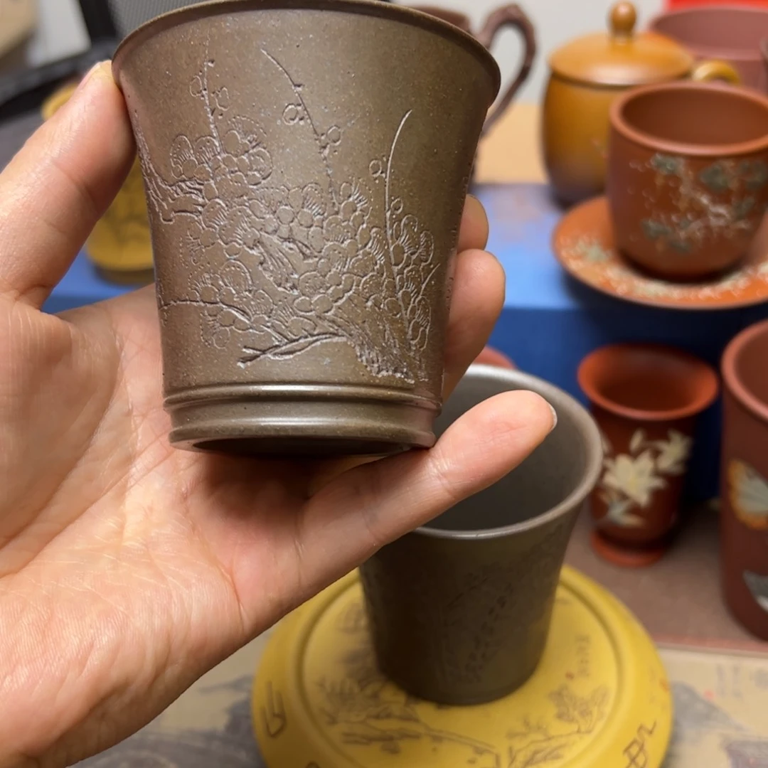 紫砂茶杯紫砂主人杯