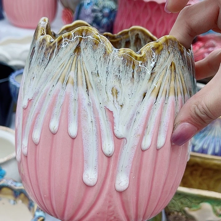 多肉绿植陶瓷花盆