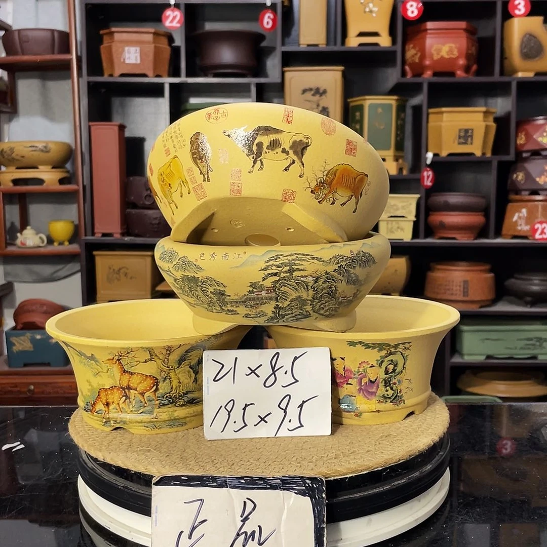 D-盆尚好紫砂花盆