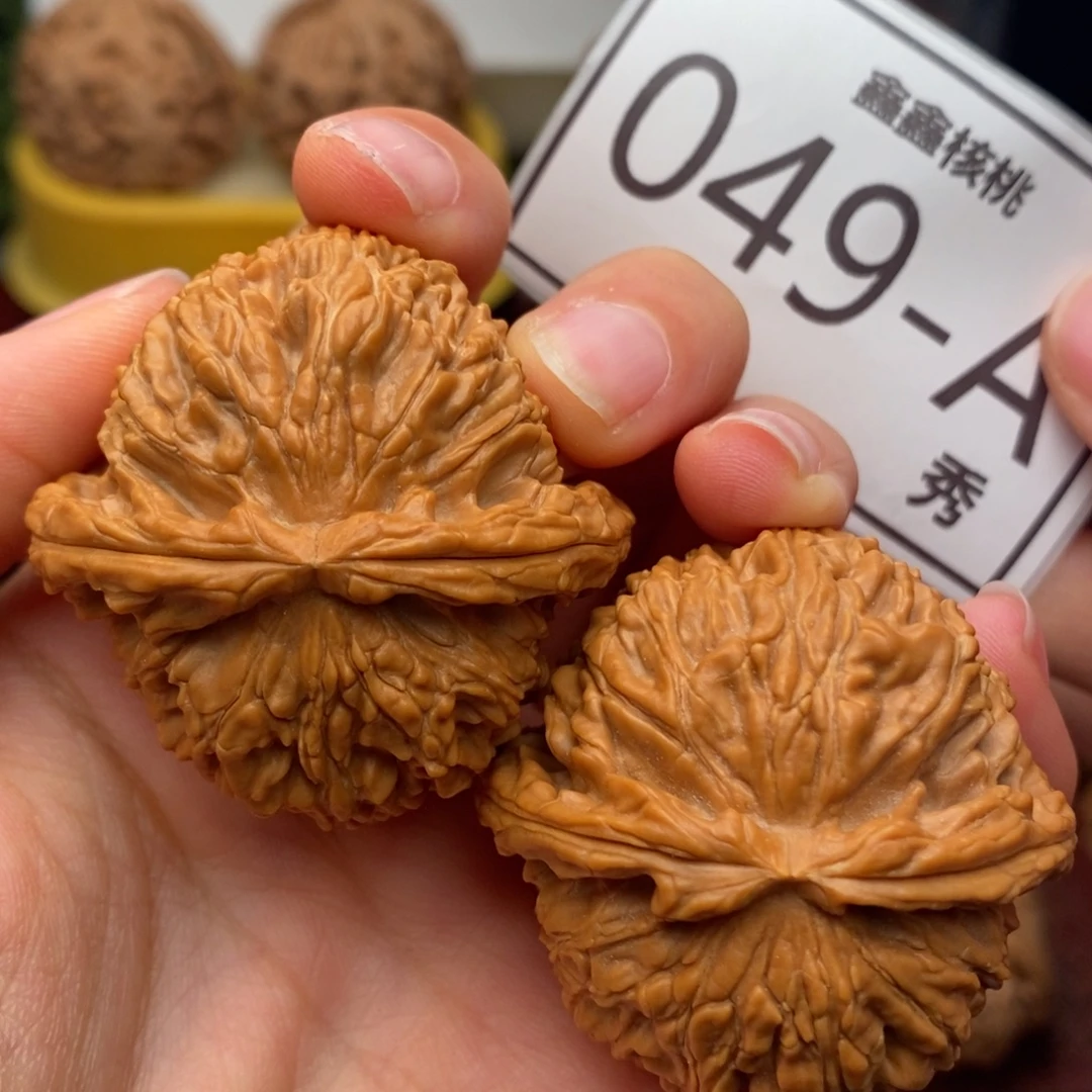 把件文玩核桃白狮子43……