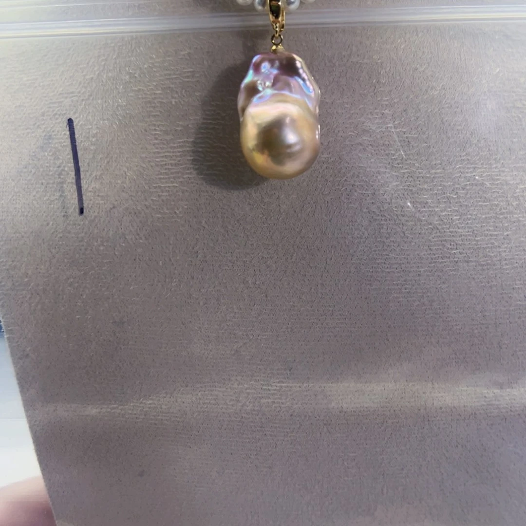 淡水珍珠未镶嵌吊坠(不含链)