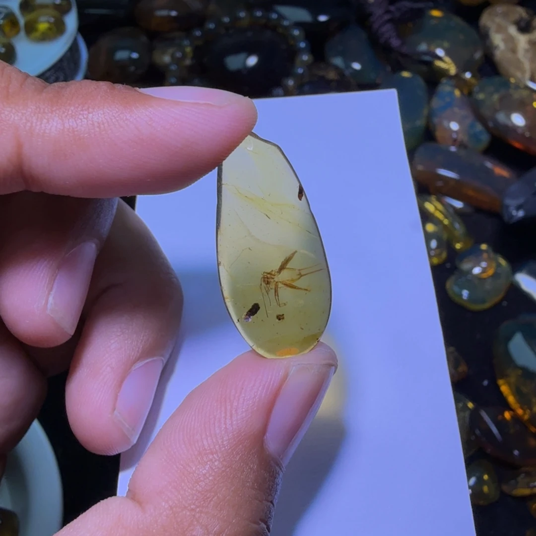 用***1琥珀未镶嵌裸石，，
