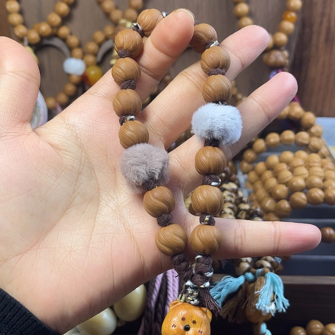 吊坠猴头核桃天然猴头核桃手串手持手捻标题