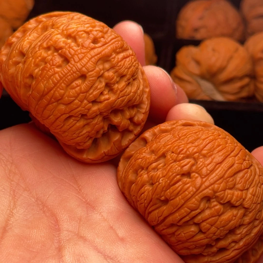 文玩核桃把件秦岭山脉