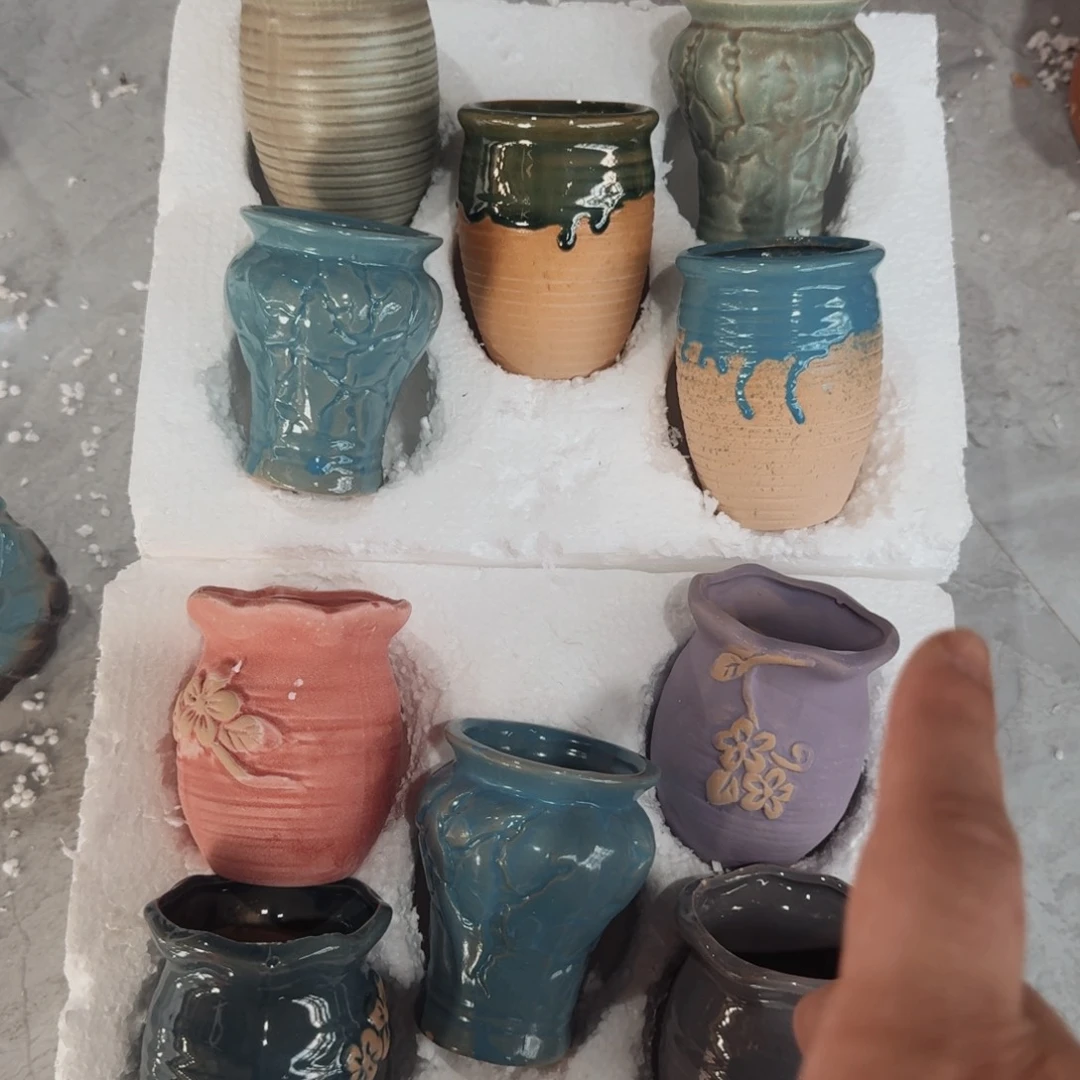 紫砂花盆粗陶盆醋