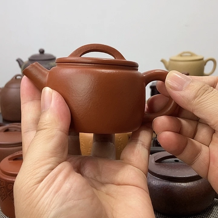 洋***葱紫砂茶壶大口汉瓦