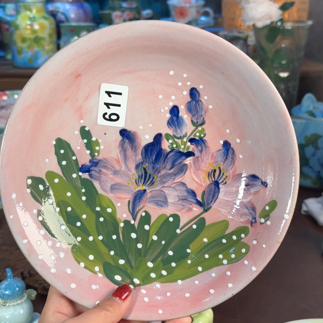 景德镇手绘高温釉下彩陶瓷茶具