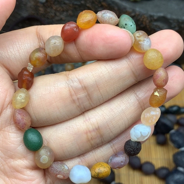 未镶嵌玛瑙/玉髓珠宝半成品