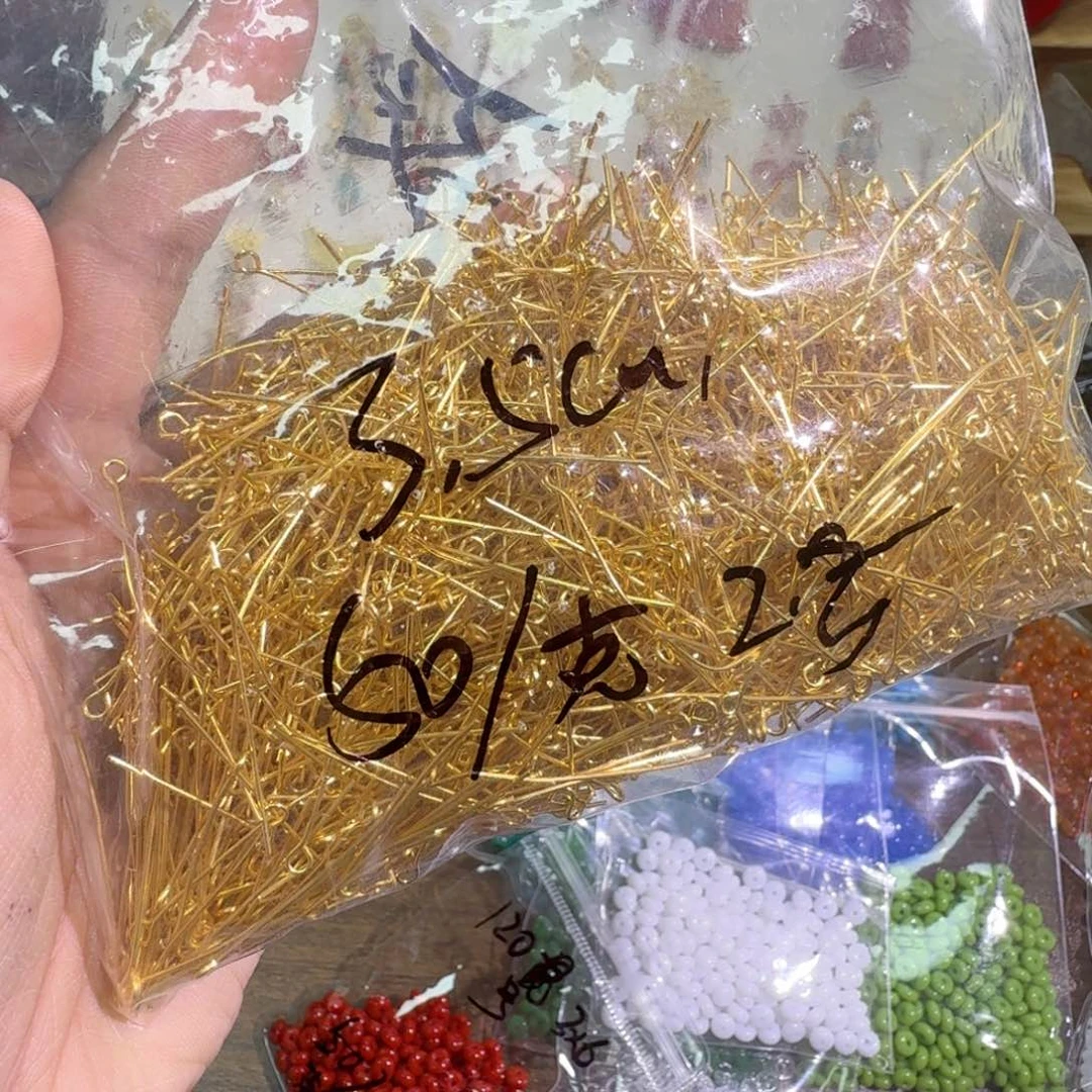 3.5CM9字针50克，金色