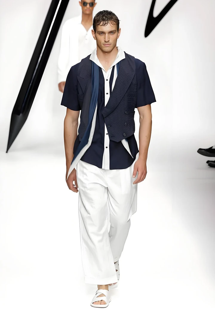 高定轻奢纯棉短袖9910