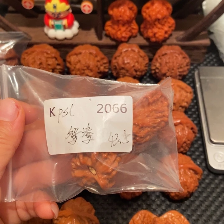 手***1文玩核桃把件43尺寸鸳鸯