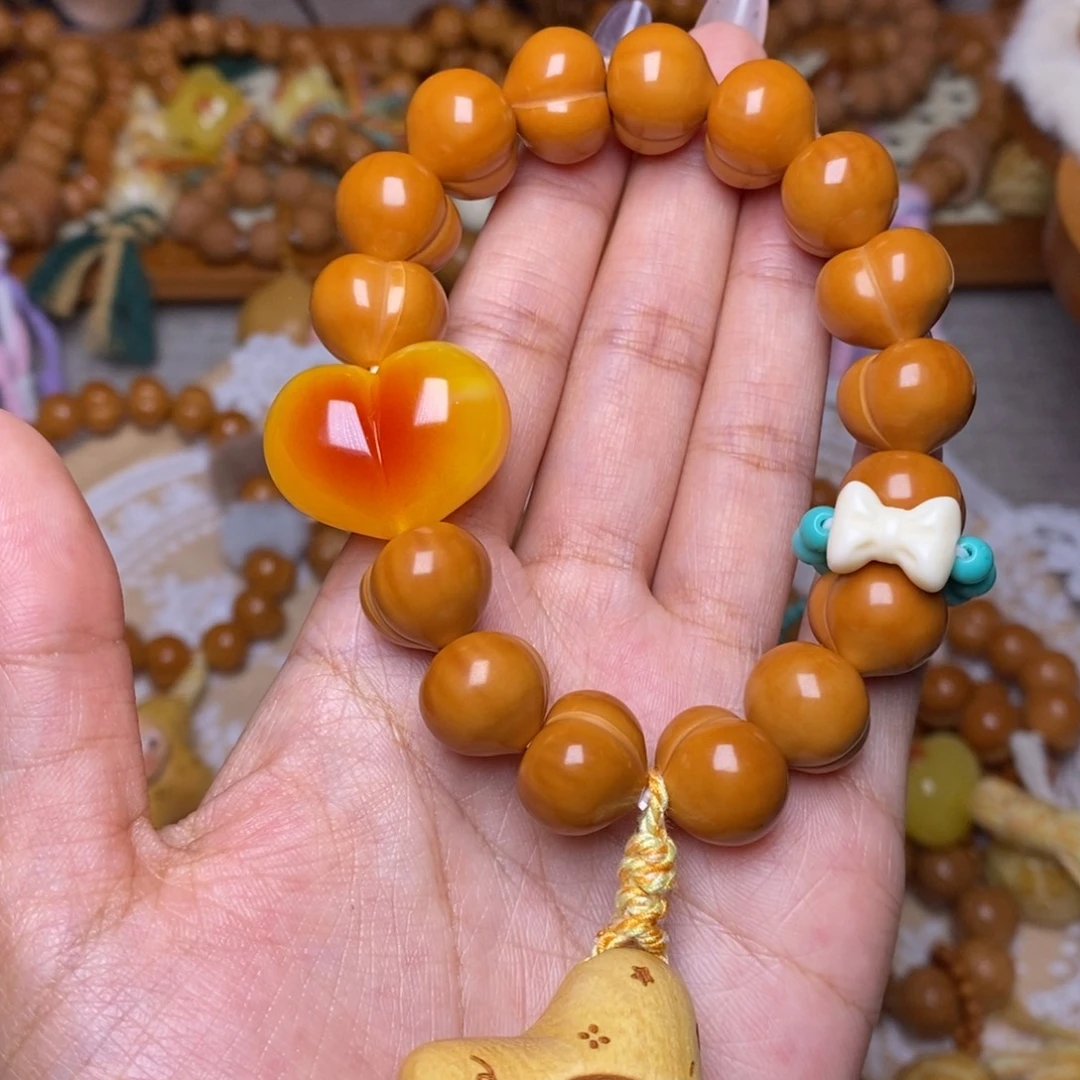 吊坠猴头核桃玻璃底屁桃➕星星人爱心蝴蝶结卡环新号补贴