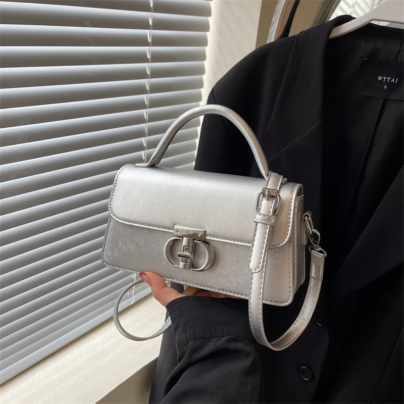 2025春夏新款手提包百搭经典单肩斜挎包女式潮流小众洋气小包