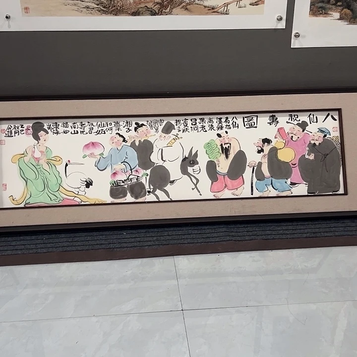 学***天国画老师人物画作品