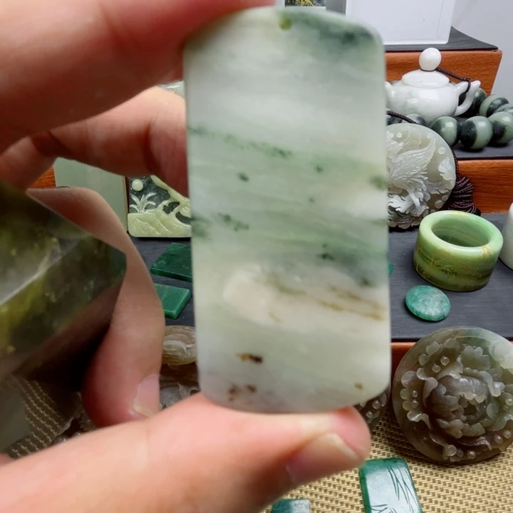 未镶嵌独山玉珠宝半成品