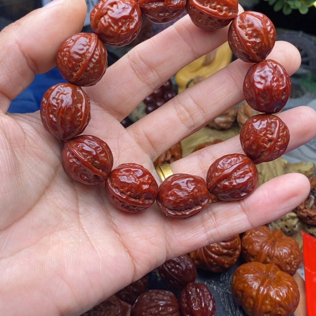 别***真文玩核桃把件核桃手串