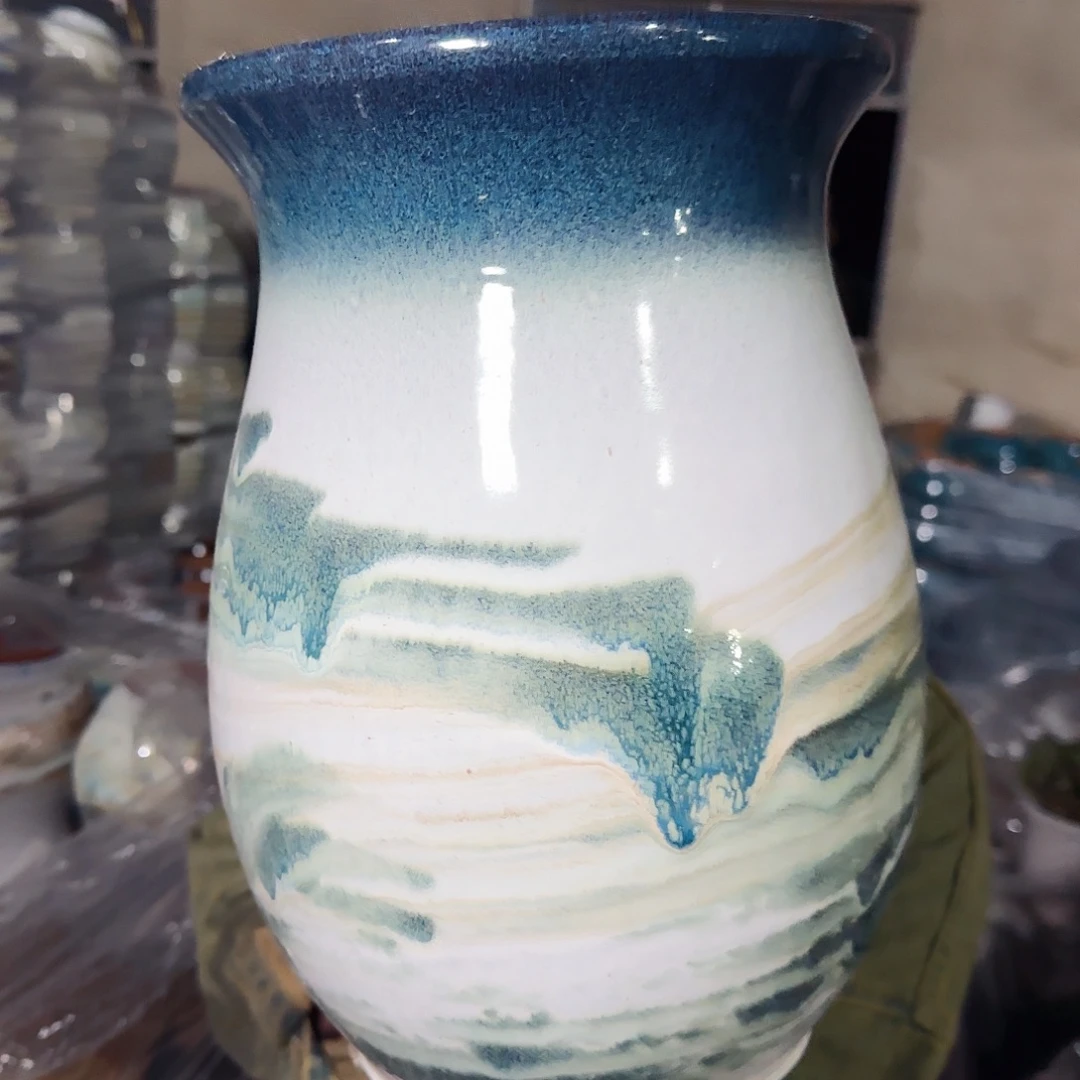 紫砂花盆高31口21