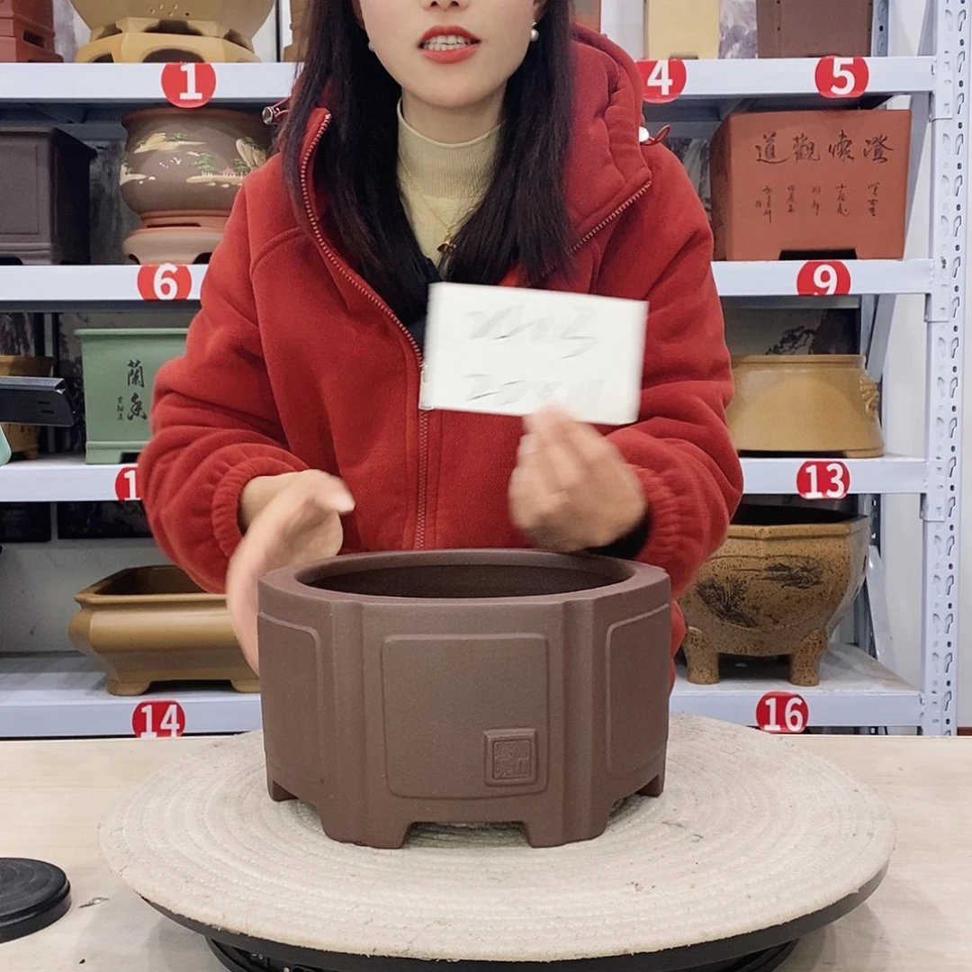 紫砂花盆紫砂花盆