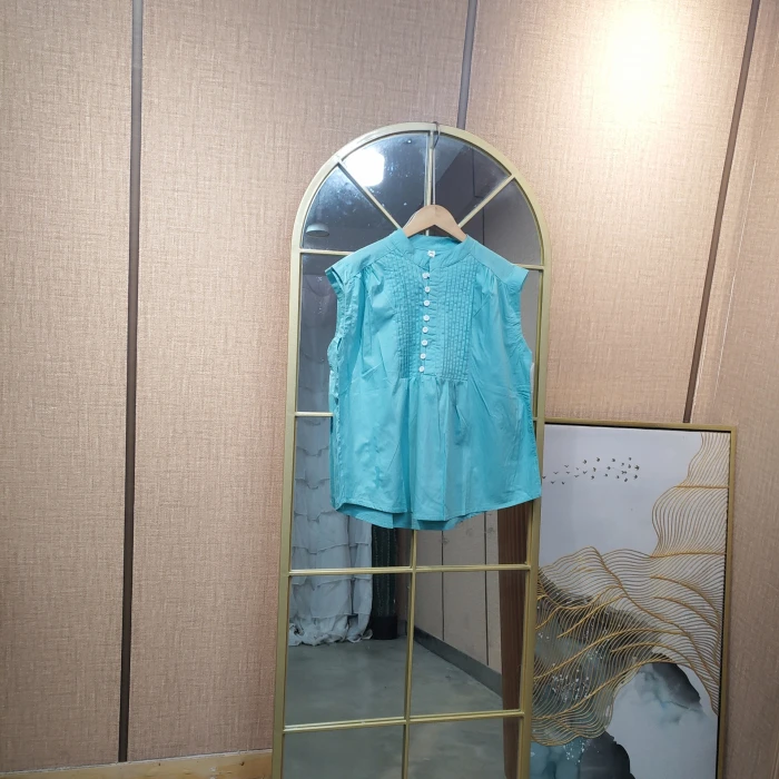 GG107孕妇蓝色上衣M90-120L130XL140XXL150