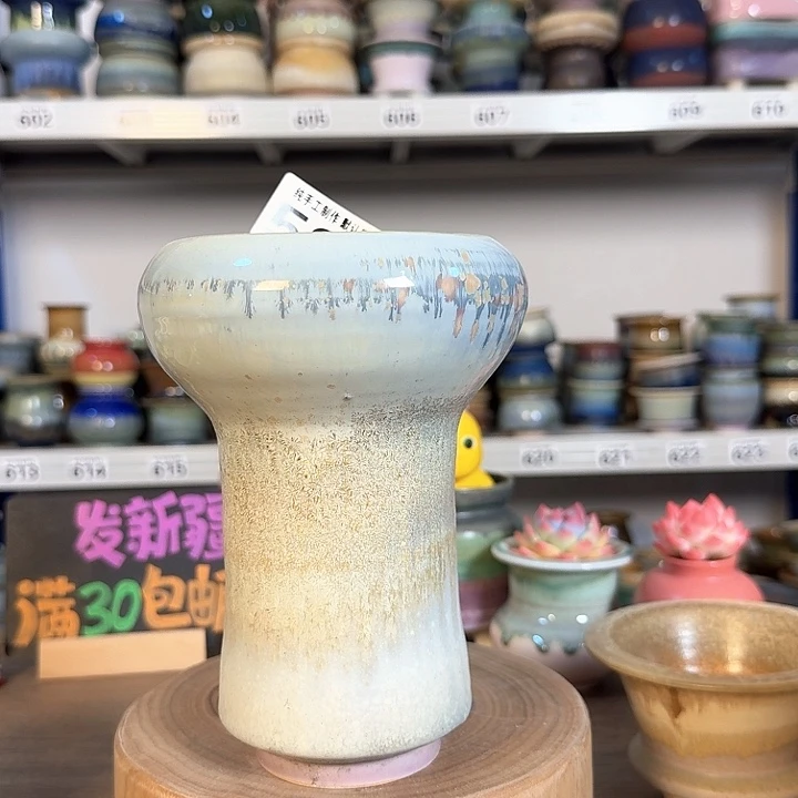 景德镇手工陶瓷盆 口10.5