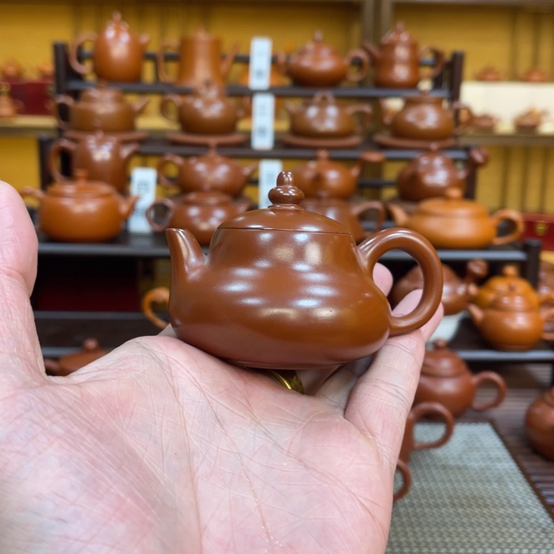 茶壶紫砂阿*潮州手拉壶