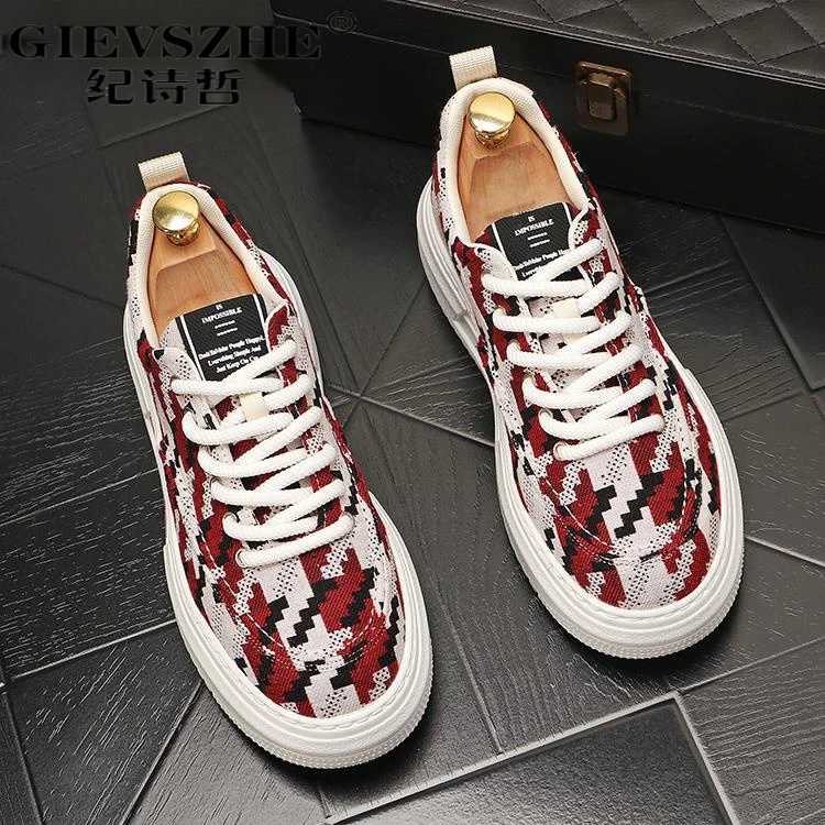 纪诗哲运动鞋男新款时尚厚底跑步减震鞋舒适潮流男鞋百搭休闲鞋男