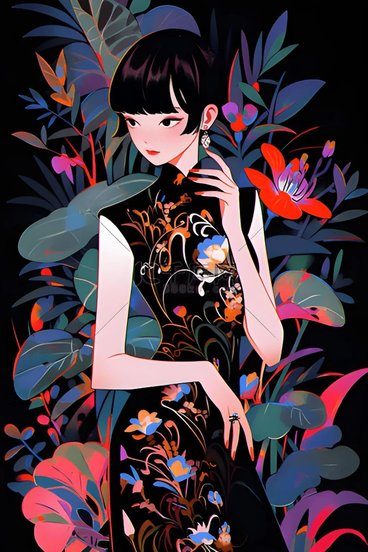 粉/不要看图/著名设计师款/衣长125复古/常中国风显瘦高腰款旗袍