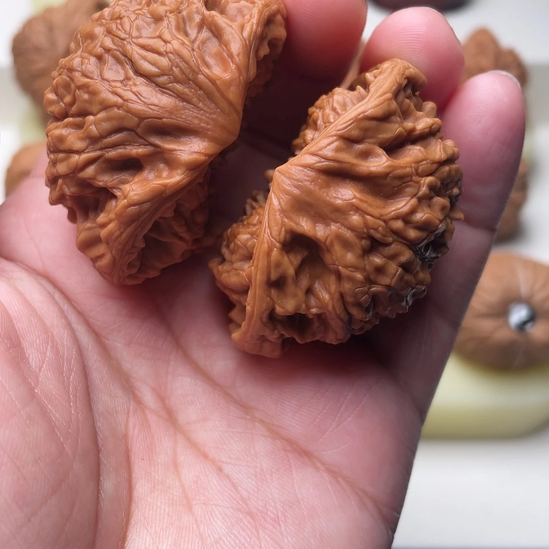 文玩核桃把件蛇头49