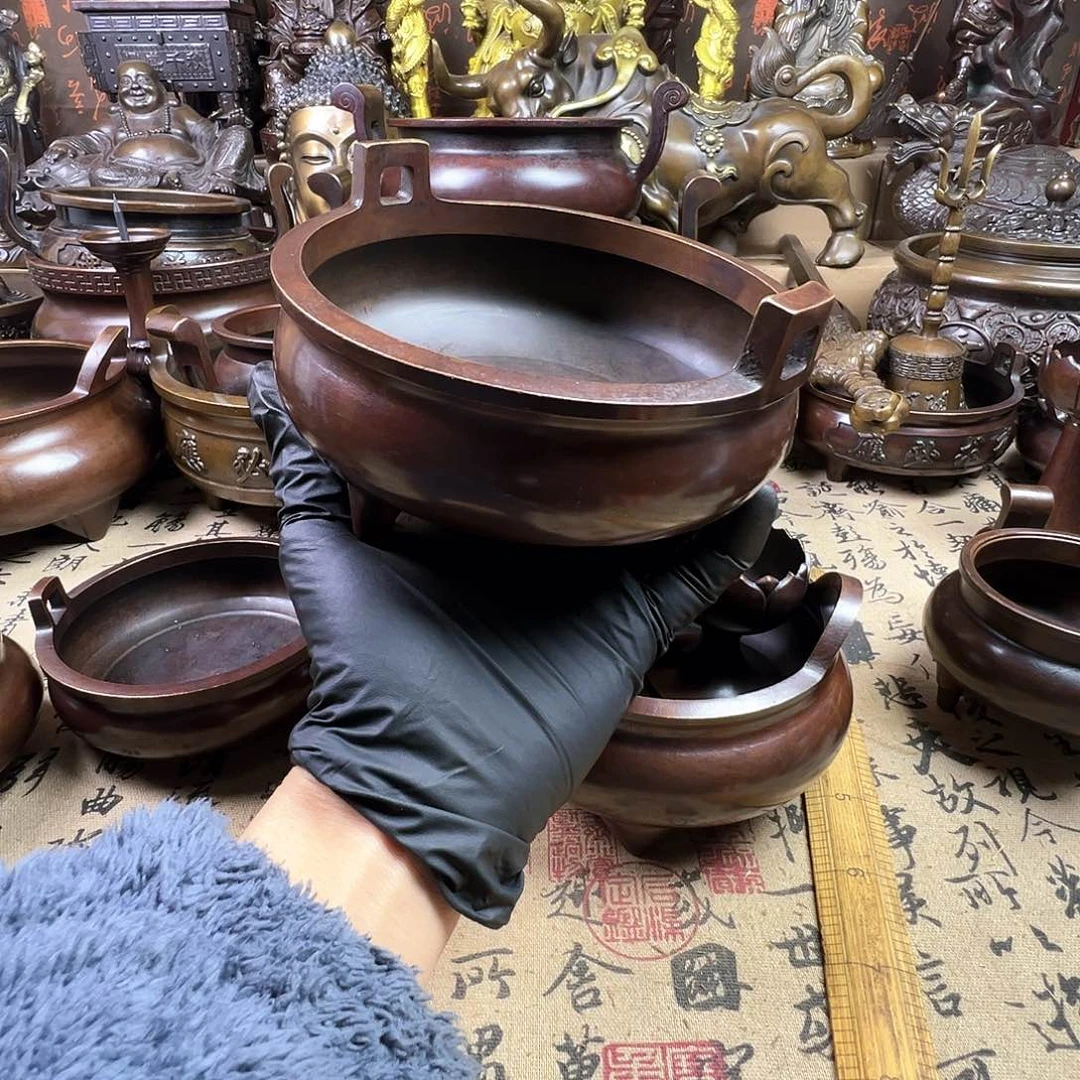 香炉 家用供香炉 风水摆件 聚宝盆 家居摆件