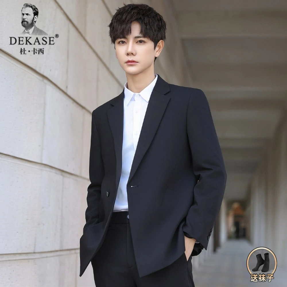 男士休闲西装2025新款时尚痞帅西服套装新郎订结婚成人礼服外套