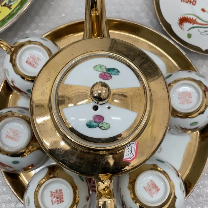 一壶五杯子加茶托