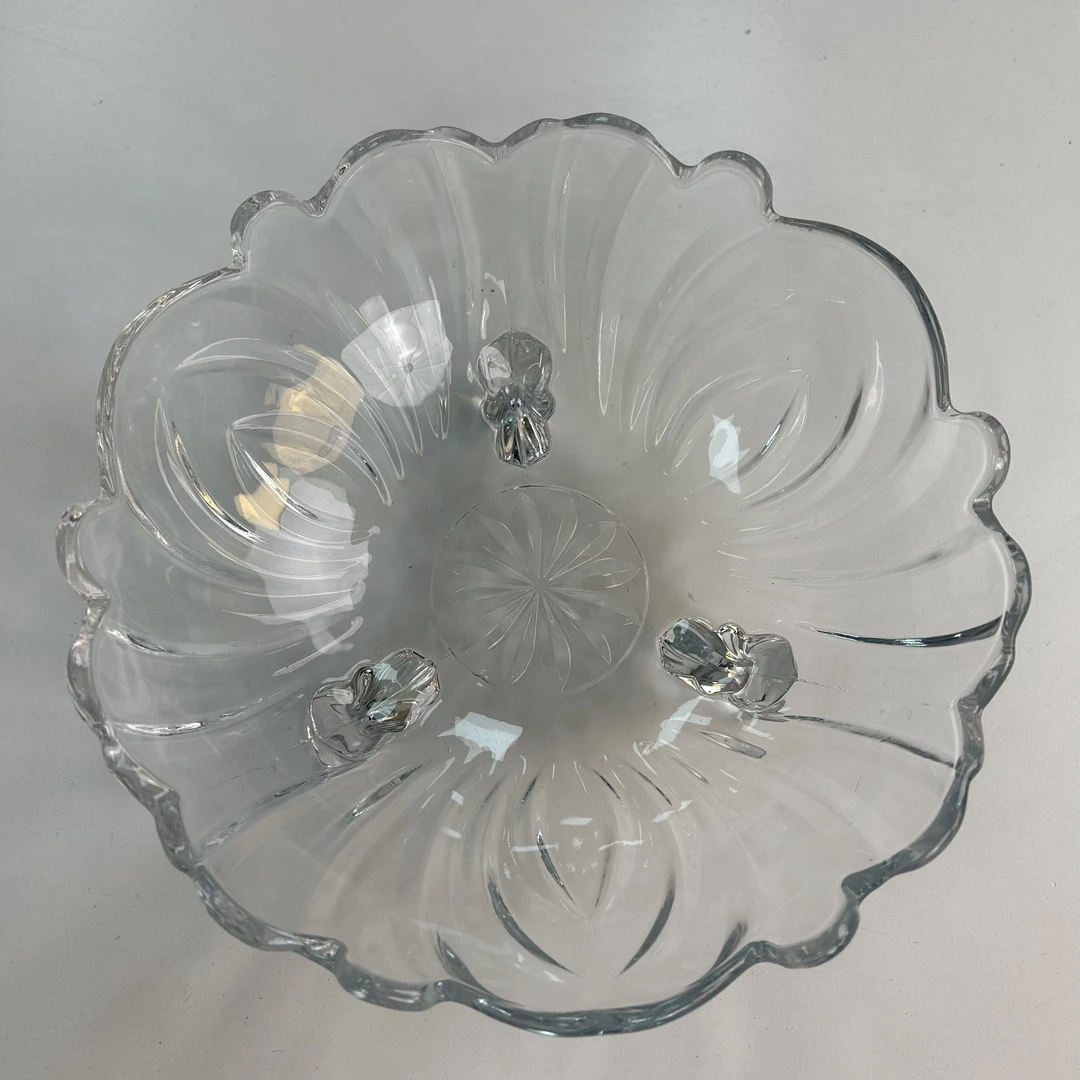 aq过年家用玻璃水果盘