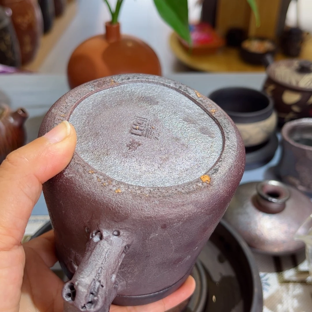 壶K***N建水紫陶瑕疵壶