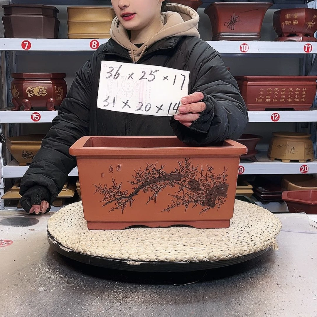 紫砂花盆紫砂花盆